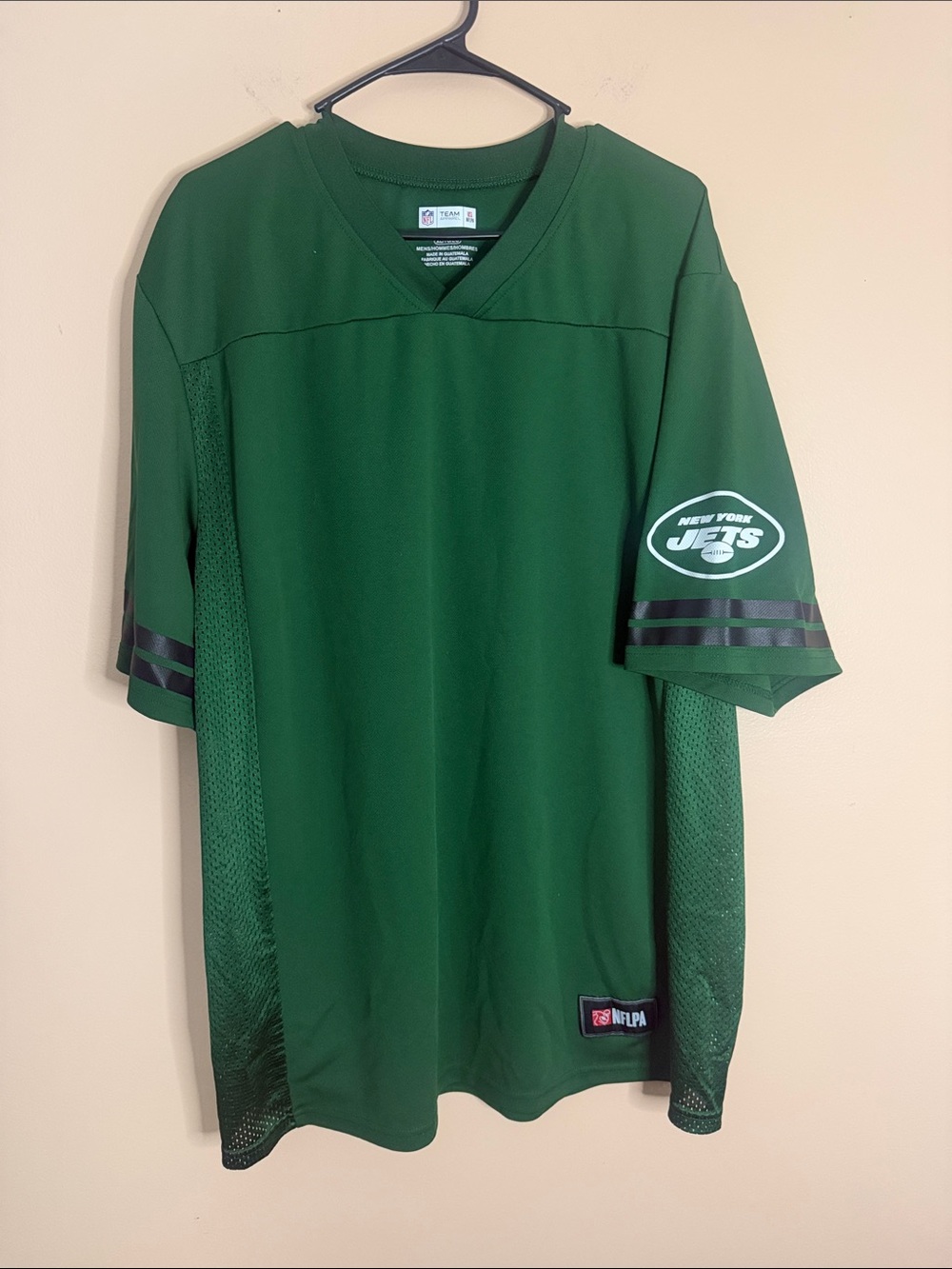 NFLPA New York Jets Men’s Green Short-Sleeve Jersey